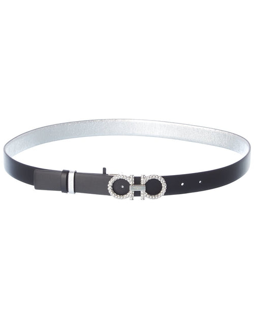 Ferragamo Gancini Adjustable Leather Belt