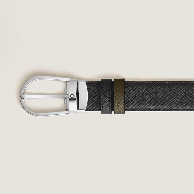 Montblanc reversible belt 30 mm horseshoe leather Sartorial 222141